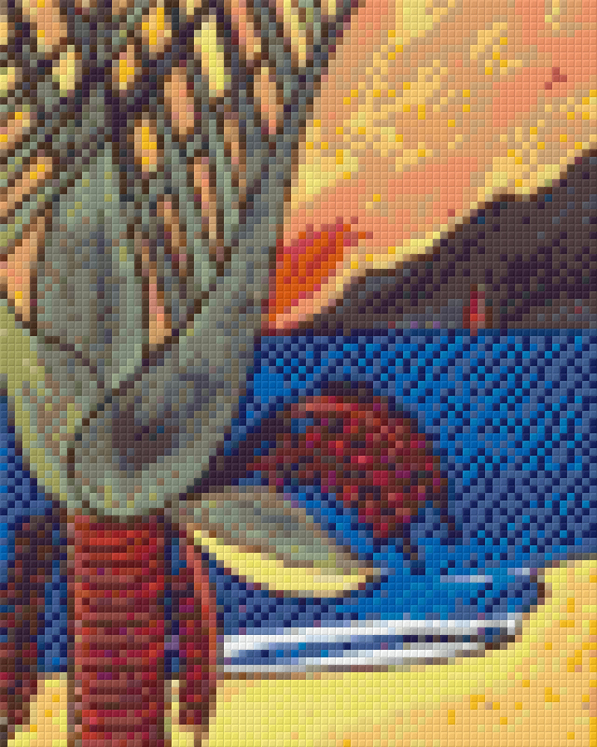 Nikau Four [4] Baseplate PixelHobby Mini-mosaic Art Kit image 0